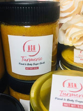 Load image into Gallery viewer, Foaming Facial/Body Turmeric Sugar Scrub
